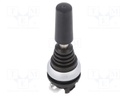Switch: joystick; Stabl.pos: 4; 22mm; black; Illumin: none; IP66