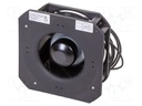 Fan: EC; radial; 230VAC; 225x225x85mm; 773m3/h; ball; 3268rpm; IP54