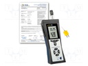 Thermo-hygrometer; LCD 2,8"; Non-contact temp.range: -20÷60°C