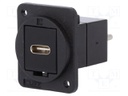 Coupler; USB C socket-front,USB C plug-back; FT; USB 3.1
