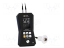 Tester: thickness; LCD TFT 2,4"; 1,2÷300mm; IP52; Temp: max.40°C