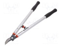 Garden pruner; 600mm; Cutting range: Ø30mm max; Material: steel