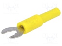 Fork terminals; banana 4mm socket,fork terminal; 60VDC; 36A