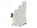 Relay: interface; SPDT; Ucoil: 24VDC; Ucoil: 24VAC; 6A; 6A/250VAC