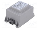 Transformer: encapsulated; 30VA; 230VAC; 12V; 12V; 1.25A; 1.25A