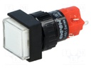 Switch: push-button; Pos: 2; SPDT; 3A/250VAC; 2A/24VDC; white; white