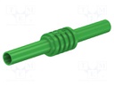32A; green; Contacts: brass; 1kV; Connector: 4mm banana; 62.5mm