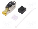 Plug; RJ45; Cat: Cat 8.1; shielded; Layout: 8p8c; 6÷7.5mm; RJ45 plug