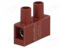 Terminal block; screw terminal; ways: 1; for cable; 4mm2; 400V