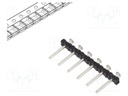 Connector: pin strips; pin header; PIN: 6; SMT; 10A; 300V; straight