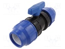 Splice terminal: clamping; Øout: 63mm; Øin: 63mm; for PE pipes