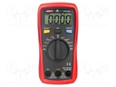 Digital multimeter; LCD (6000),with a backlit; -40÷1000°C