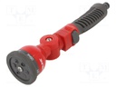 Adjustable spray; Mat: ABS,PP; number of operation modes: 6