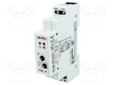 Timer; 0,1s÷10days; SPDT; 250VAC/16A; 24VAC; 24VDC; DIN; -20÷60°C