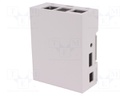 Enclosure: for computer; ODROID C1+; ABS; grey