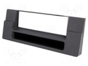 Radio mounting frame; BMW; 1 DIN; black