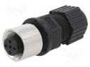 M12 Fld Ser CONN. Female Skt S