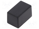 Enclosure: designed for potting; X: 16mm; Y: 26mm; Z: 17mm; ABS