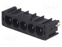 Connector: wire-board; SABRE; socket; male; PIN: 5; tinned; 18A; THT