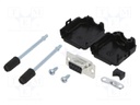 D-Sub; PIN: 9; female; unshielded; straight; soldering; for cable