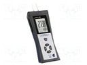 Manometer; Press.meas.range: -344÷344mbar; LCD; ±0.3%