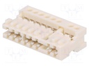 Connector: card edge; RAST 2.5; plug; female; angled 90°; PIN: 8