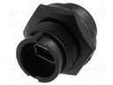 Socket; USB B mini; Data-Con-X; THT; USB 2.0; IP67,IP68