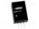 Converter: DC/DC; 7.5W; Uin: 6.5÷18V; Uout: 5VDC; Iout: 1.5A; SIP3