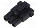 Connector: wire-wire; Mega-Fit; PIN: 3; straight; -40÷105°C; plug
