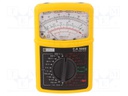 Analogue multimeter; VDC: 100m/1/3/10/30/100/300/1000V; 500g