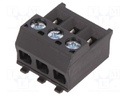 Pluggable terminal block; 5mm; ways: 3; angled 90°; plug; female