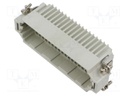 Heavy Duty Connector, CDD Series, CDD Class Series, Insert, 108 Contacts, Plug
