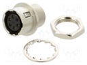 Connector: circular; HR10; Locking: push-pull; socket; female; 2A