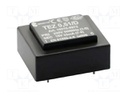 Transformer: encapsulated; 0.51VA; 230VAC; 15V; PCB; IP00; 44g; TEZ