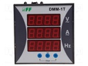 Power network meter; on panel; digital,mounting; single-phase