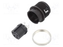 Socket; Connector: circular; 678; female; PIN: 4; unshielded; 6A