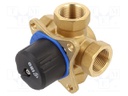 4-vay valve; max.10bar; max110°C; Hydraulic connection: 3/4"
