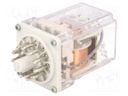 Relay: electromagnetic; 3PDT; 24VDC; 10A; industrial; Series: R15
