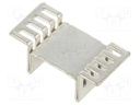 Heatsink: extruded; U; TO263; silver; L: 12.7mm; W: 26.2mm; H: 10.2mm
