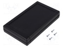 Enclosure: multipurpose; X: 94mm; Y: 160mm; Z: 25mm; TEKBOX; ABS