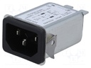 Connector: AC supply; socket; male; 1A; 250VAC; IEC 60320; -25÷85°C