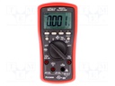 Digital multimeter; LCD (6000),with a backlit; 5x/s; True RMS