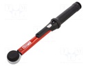 Wrench: torque; rattle; 285mm; 5÷25Nm; Kind of socket: square; 1/4"