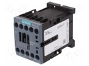 Contactor: 4-pole; NC + NO x3; 24VAC; 10A; DIN,on panel; 3RH20