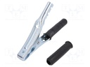 Crocodile clip; 200A; Grip capac: max.35mm; Overall len: 190mm