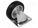 Transport wheel; Ø: 100mm; W: 30mm; H: 128mm; torsional; 76kg