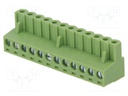 Pluggable terminal block; 5.08mm; ways: 12; straight; plug; female