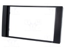 Radio mounting frame; Ford; 2 DIN; black
