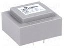 Transformer: encapsulated; 2.5VA; 230VAC; 9V; 0.27A; Mounting: PCB