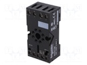 Relays accessories: socket; PIN: 8; Mounting: DIN